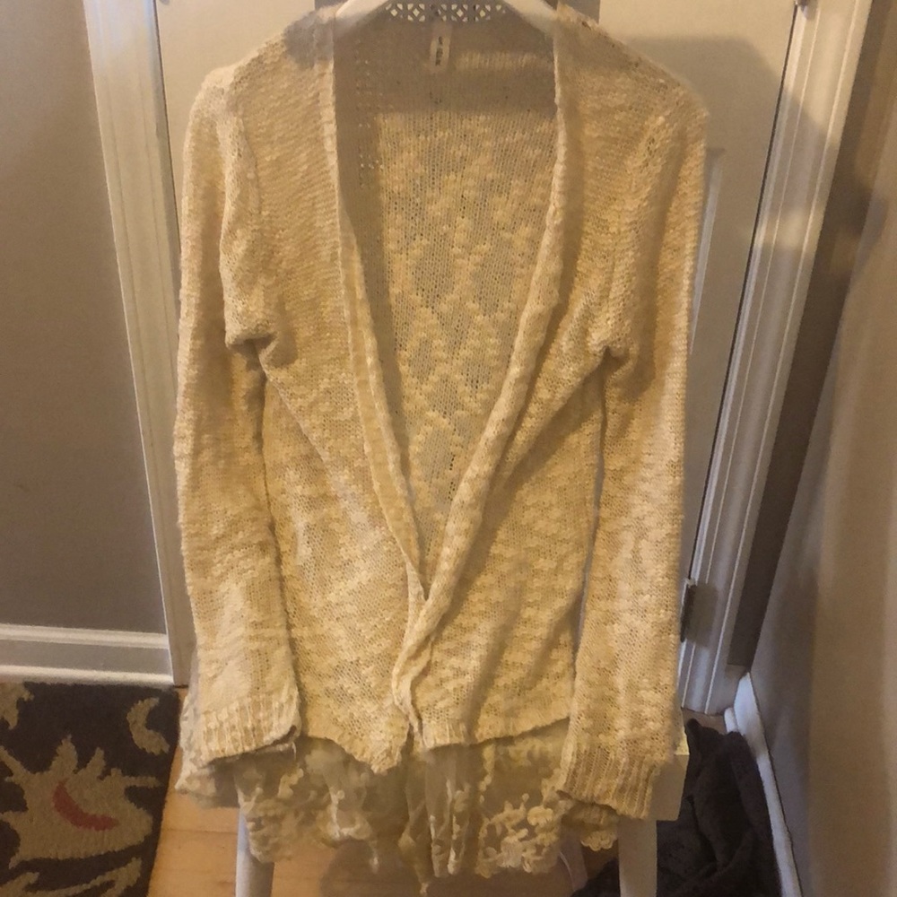 Women’s I love S&S lace cardigan